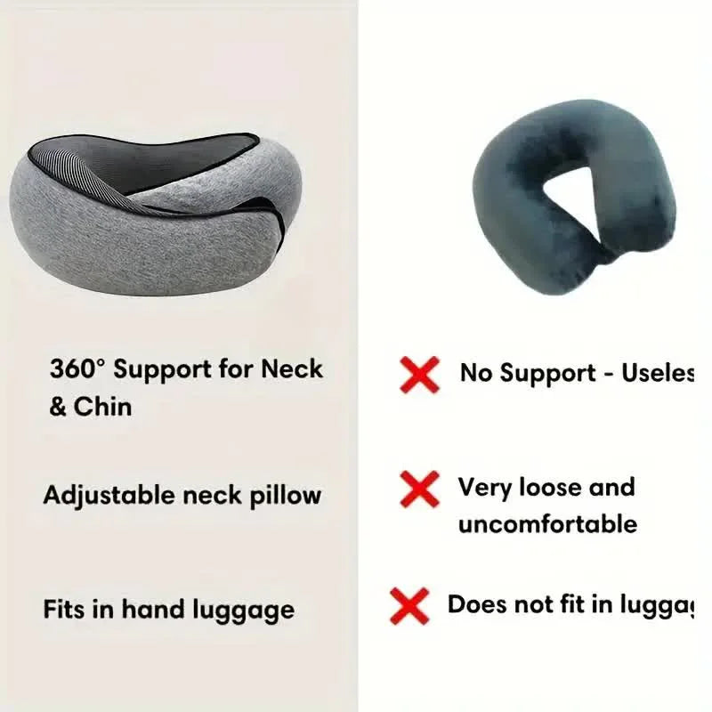 Travel Neck Pillow (Memory Foam)